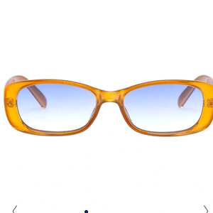 LeSpecs LSP2352192 Sunglasses Frames RX-able Toffee Shimmer. Blue Gradient NWT